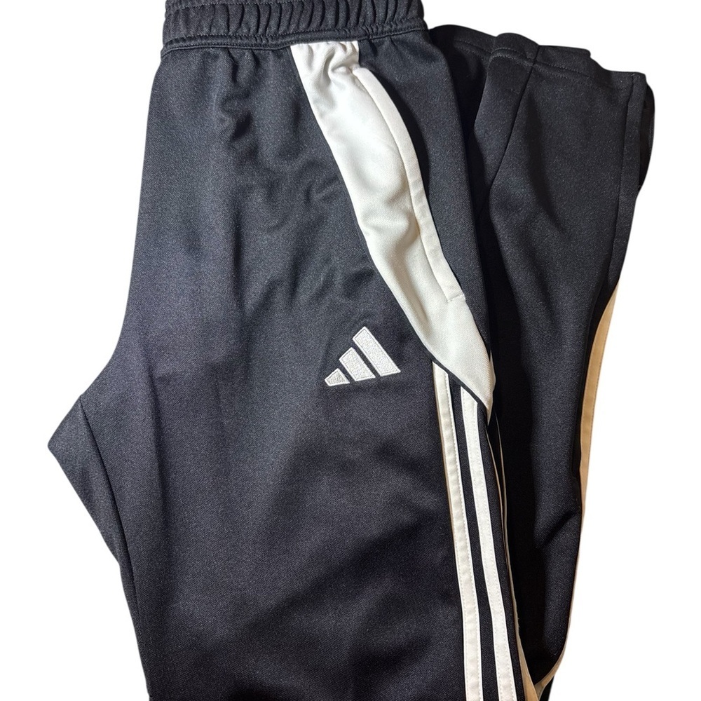 Adidas Unisex Black and White Joggers - Picture 8 of 8